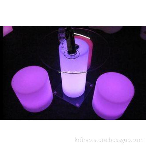 Wireless Remote Control LED Coffee Tables / bar table with